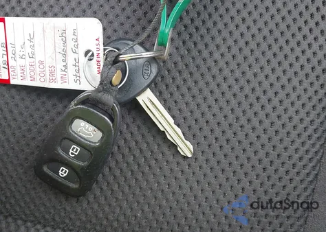 2011 Kia Forte Sx из США, поврежденный, VIN KNAFW5A39B5451106